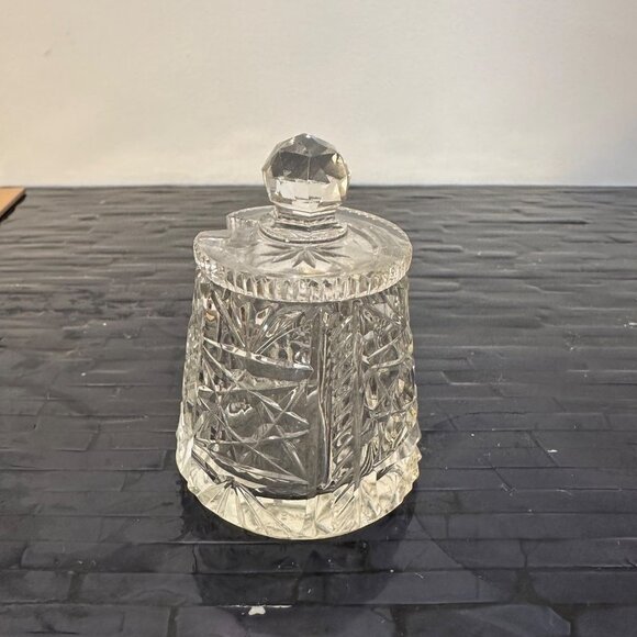 Vintage Condiment Jar ABP American Brilliant Period Cut Glass Crystal - Picture 5 of 6